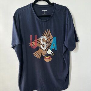Blue USA Eagle XXL Goodfellow Men's Tee Shirt